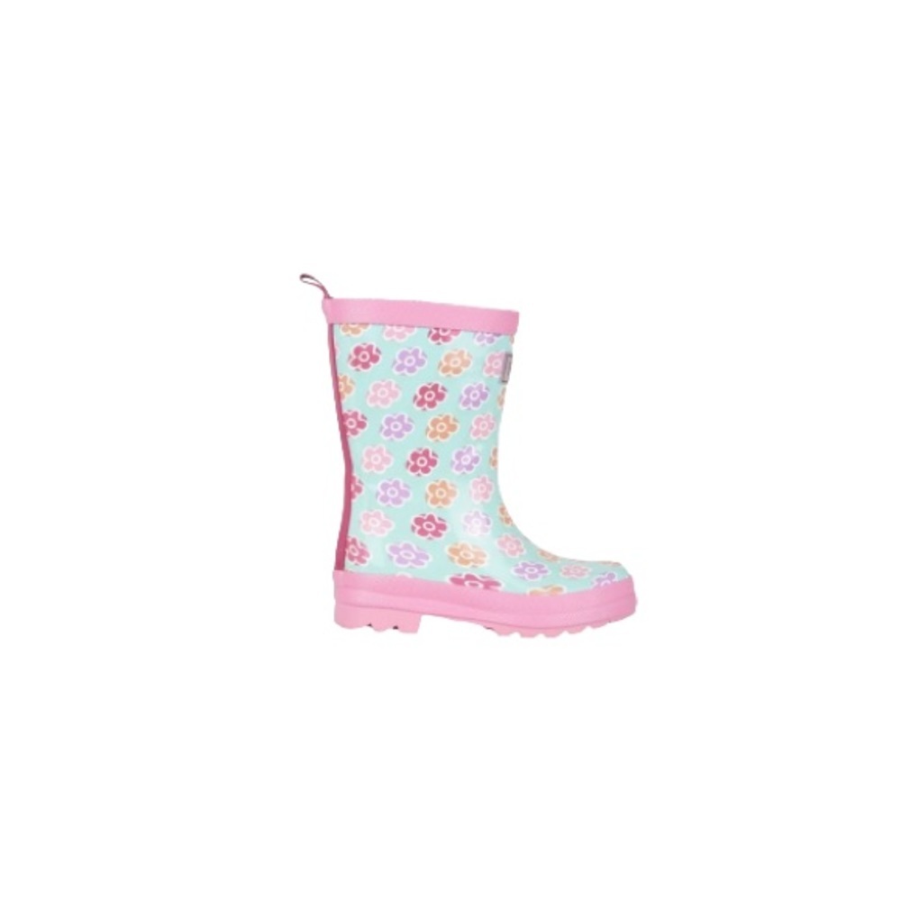 Hatley “Flower Sketches” Pink Rubber Boots - Girl’s Size 6